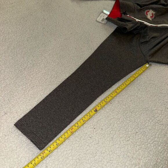 Ohio State University Unisex Gray Active Quarter Zip Top Large NWT - Picture 11 of 11